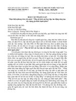 Báo cáo tham luận Hội LHPN xã