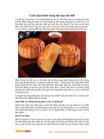 Cách chọn bánh Trung Thu an toàn, bổ dưỡng