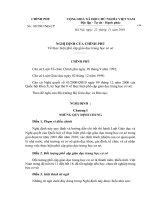 Nghị định về thực hiện PCGD THCS