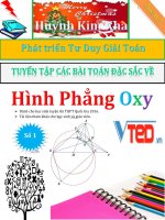 phát triển tư duy giải toán hình phẳng oxy