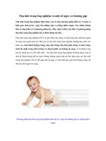 Thụ tinh trong ống nghiệm và một số nguy cơ thường gặp