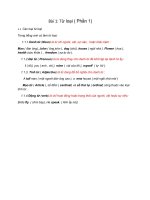 từ vựng ( phần 1)