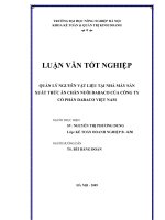 quản lý nguyên vật liệu tại nhà máy thức ăn chăn nuôi dabaco công ty cổ phần dabaco viêt nam