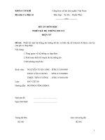 Đồ án thiết kế hệ thống báo và hiển thị số kilomet còn lại của xe đạp điện