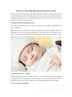 Cho trẻ sơ sinh dùng điều hòa thế nào để an toàn?