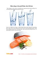 Dân công sở ăn gì để làm việc tốt hơn