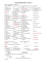 English   level c   reading and writing