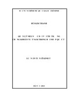 Quản lý nhà nước đối với thị trường chứng khoán Việt Nam trong hội nhập quốc tế