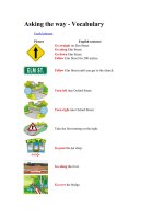 Asking the way (English)