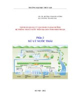 Bài giảng xử lý nước thải