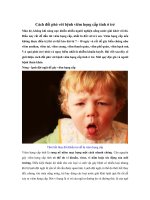 Cách đối phó với bệnh viêm họng cấp tính ở trẻ