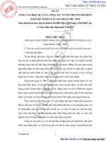 Nâng cao hiệu quả của công tác tuyên truyền phổ biến giáo dục pháp luật giai đoạn 2007 –2010 (Ban hành kèm theo Quyết định số 012007QĐUBND ngày 25012007 của Uỷ ban nhân dân thành phố Tam Kỳ)