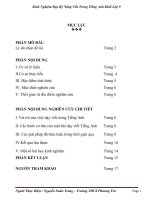 skkn kinh nghiệm dạy kỹ năng viết trong tiếng anh