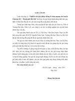 Nghiên cứu giải pháp chống lũ rừng ngang cho huyện chương mỹ thành phố hà nội 