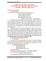 skkn CÔNG tác tổ CHỨC xây DỰNG nề nếp lớp CHỦ NHIỆM góp PHẦN TÍCH cực GIÁO dục đạo đức học SINH 