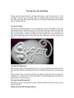 Tác hại của việc ăn đường