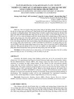 NGHIÊN cứu THIẾT kế và mô PHỎNG ĐỘNG lực học bộ THU hồi NĂNG LƯỢNGTỪ hệ THỐNG PHANH TRÊN ô tô 