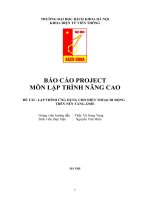 Lập trình ứng dụng cho điện thoại di động trên nền tảng J2ME