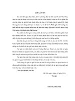 Đánh giá ảnh hưởng của biến đối khí hậu và phát triển kinh tế đến khả năng cấp nước của hồ chứa lăng trẽ, huyện chí linh, tỉnh hải dương 