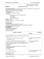 Tiếng anh 8 unit 9 a firstaid course 