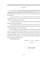 Quy hoạch phòng chống lũ sông cầu phục vụ phát triển kinh tế xã hội và ổn định dân cư khu vực tỉnh bắc ninh 