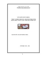 MỘT vài BIỆN PHÁP DUY TRÌ sĩ số ở học SINH TRUNG học cơ sở và DUY TRÌ CHUẨN PHỔ cập 