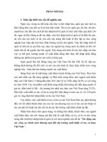 Tác động củacác công cụ chính sách thương mại đến thị trường xuất khẩu cá tra, cá basa Việt Nam