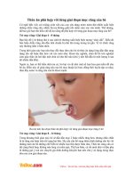 Thức ăn phù hợp với từng giai đoạn mọc răng của bé