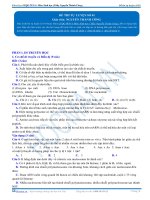 4 đề thi thử môn sinh thầy đặng thành nam