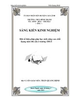 skkn một số biện pháp giúp học sinh nâng cao chất lượng môn đá cầu ở trường THCS 