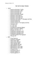 ÔN tập kí SINH TRÙNG