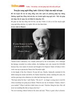 Truyện song ngữ tiếng Anh: Giá trị vĩ đại của một tai nạn