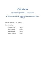 ĐỀ tài THIẾT kế, CHẾ tạo và điều XE HAI BÁNH DI CHUYỂN và tựcân BẰNG