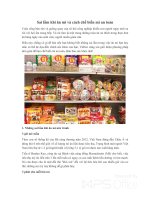 Sai lầm khi ăn mì và cách chế biến mì an toàn