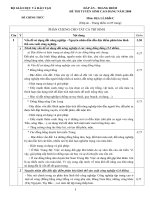 Tuyển tập Đáp án Đại học, cao đẳng môn Địa Lý từ năm 2008  2014