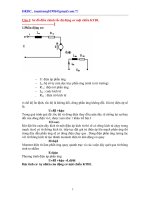 Các cách điều khiển động cơ và bài tập truyền động điện
