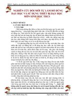 skkn NGHIÊN cứu đổi mới tự làm đồ DÙNG dạy học và sử DỤNG THIẾT bị dạy học môn SINH học THCS 