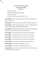 Câu hỏi và đáp án máy ghi hình (trung cấp chuẩn) 