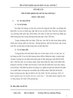 SKKN một số kinh nghiệm dạy hát cho học sinh lớp 2 