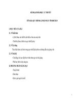 Kế hoạch bài học lý thuyết và thực hành bài Quy trình lắp ráp máy tính để bàn