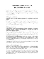 Những điều không làm khi luyện nói Tiếng Anh