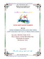 SKKN kinh nghiệm hướng dẫn học sinh lớp 9 giải bài tập vật lí phần thấu kính 