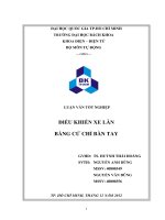 ĐIỀU KHIỂN XE LĂN BẰNG CỬ CHỈ BÀN TAY