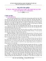 SKKN phương pháp dạy học tích hợp vào bộ môn vật lý