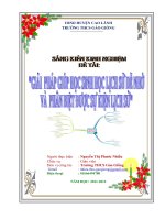 skkn giải pháp giúp học sinh học lịch sử dễ nhớ và phân biệt được sự kiện lịch sử 