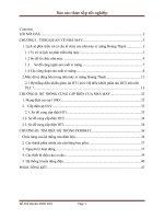 BÁO CÁO THỰC TẬP THIẾT KẾ ĐIỆN CHO NHÀ MÁY SẢN XUẤT XI MĂNG HOÀNG THẠCH