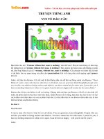 Truyện Tiếng Anh vui về dấu câu