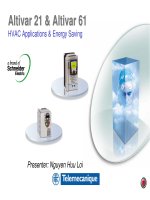 giới thiệu về Altivar 21  và Altivar 61