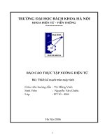 Thiết kế mạch nạp song song cho vi điều khiển