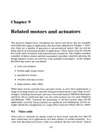 Related motors and actuators